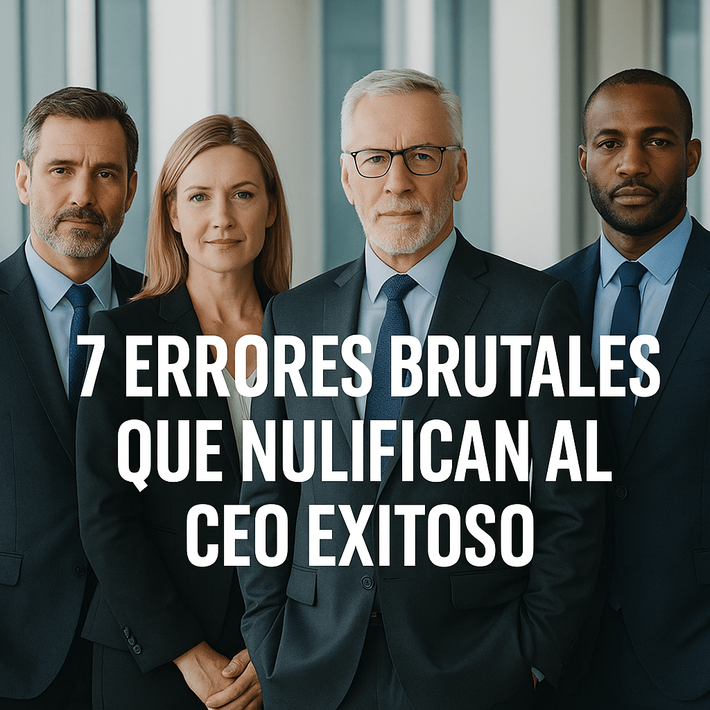 7 errores brutales que nulifican al CEO&nbsp;exitoso